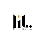 JOB-AID (neon-tani)さんのヘアサロンの店名『lit.』のロゴへの提案