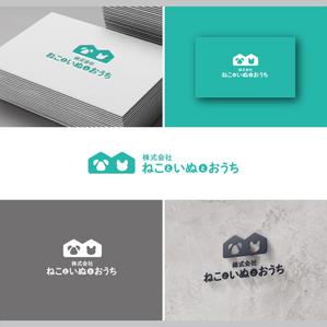 SSH Design (s-s-h)さんのペット事業　「株式会社ねこといぬとおうち」のロゴへの提案