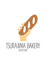 OK DESIGN+ (design_oks)さんの小さな町のパン屋さん「TSURAJIMA　BAKERY」（連島ベーカリー）のロゴへの提案