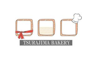 tarie@Traits Art (tarie3)さんの小さな町のパン屋さん「TSURAJIMA　BAKERY」（連島ベーカリー）のロゴへの提案
