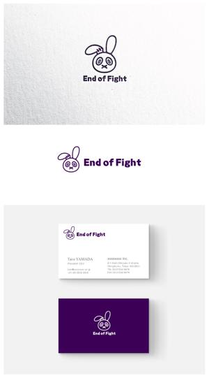 ainogin (ainogin)さんのアパレルショップサイト「END OF FIGHT」のロゴへの提案