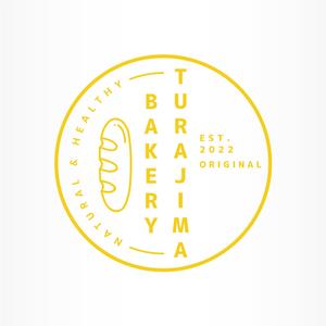 IROHA-designさんの小さな町のパン屋さん「TSURAJIMA　BAKERY」（連島ベーカリー）のロゴへの提案