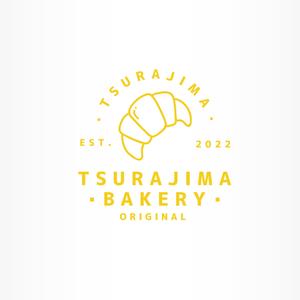 IROHA-designさんの小さな町のパン屋さん「TSURAJIMA　BAKERY」（連島ベーカリー）のロゴへの提案