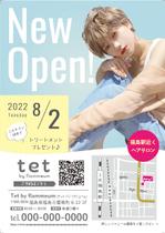 myn_4514 (myn_4514)さんの美容室NEW OPENポスティングチラシデザイン！への提案