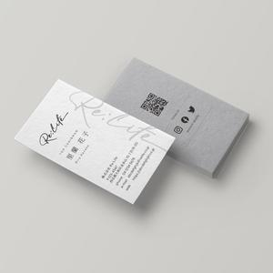 YFTR (YFTR)さんの弊社『株式会社 Re:Life』の名刺デザイン制作への提案