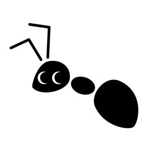 HARURU (HARURU)さんのTシャツワンポイント用アリ（蟻）のデフォルメされたキャラクターロゴへの提案