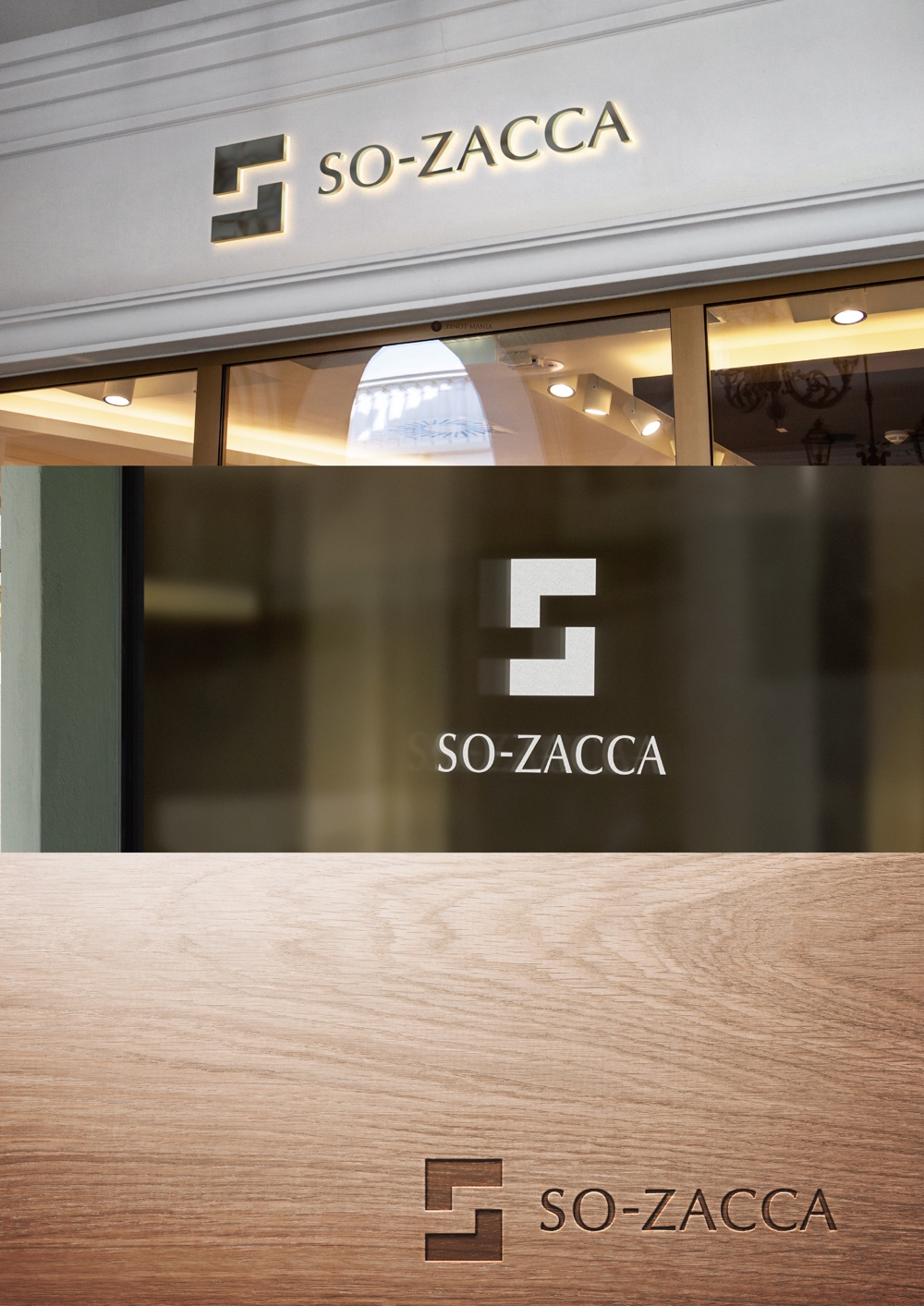 職人による革雑貨・レザークラフトのブランド「SO-ZACCA」のロゴ