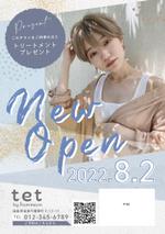 OAK DESIGN (t_nar)さんの美容室NEW OPENポスティングチラシデザイン！への提案