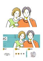 Natt design (_n_e_m_u_r_)さんのアクセサリーレンタルサイト「Rentalry」のTOP画面イラストへの提案