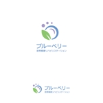 Kinoshita (kinoshita_la)さんの「ブルーベリー訪問看護リハビリステーション」のロゴへの提案
