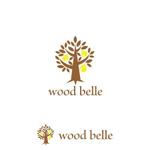 chamomile works (blessing29)さんの美容室【wood belle】のロゴ依頼への提案