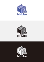 miv design atelier (sm3104)さんの不動産会社「N-cube」のロゴへの提案