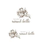 singstyro (singstyro)さんの美容室【wood belle】のロゴ依頼への提案