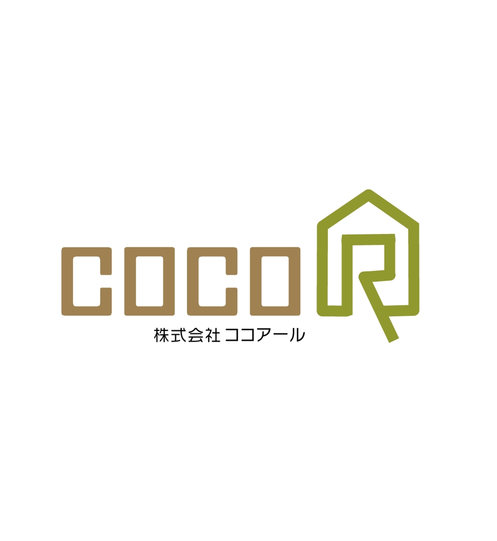 「株式会社ココアール、株式会社COCO R」のロゴ作成
