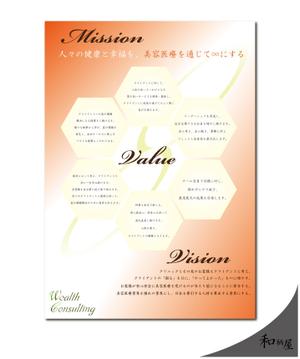 和柄屋 (hisashibu2525)さんの社内掲示用　ポスター作成（会社ミッション・ビジョン・バリュー）への提案
