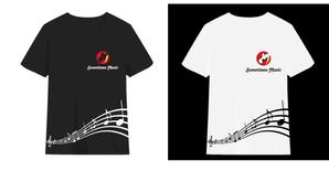 ぽんぽん (haruka0115322)さんのミュージックバー「Sometimes Ｍusic」のスタッフTシャツのデザインへの提案