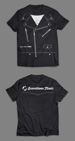 cocoloco (cocoloco_dh)さんのミュージックバー「Sometimes Ｍusic」のスタッフTシャツのデザインへの提案