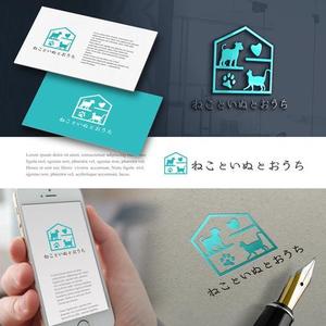 drkigawa (drkigawa)さんのペット事業　「株式会社ねこといぬとおうち」のロゴへの提案