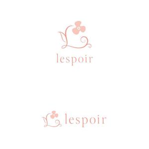 marutsuki (marutsuki)さんの新規事業　女性専用のバストアップ専門サロン「lespoir」のロゴへの提案