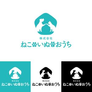 FeelTDesign (feel_tsuchiya)さんのペット事業　「株式会社ねこといぬとおうち」のロゴへの提案