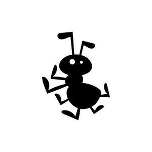 cham (chamda)さんのTシャツワンポイント用アリ（蟻）のデフォルメされたキャラクターロゴへの提案