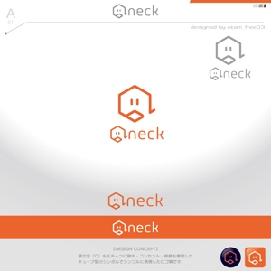 okam- (okam_free03)さんの電気工事店「Ｑｎｅｃｋ（キューネック）」のロゴへの提案