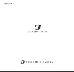 NJONESKYDWS (NJONES)さんの小さな町のパン屋さん「TSURAJIMA　BAKERY」（連島ベーカリー）のロゴへの提案