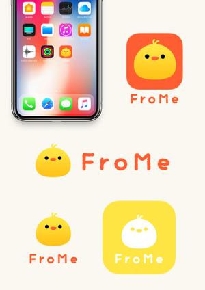 yama 2D＆3Ddesign (mah_033)さんの同郷や同じ出身学校の友達が作れるアプリ「FroMe」のサービスロゴ作成への提案
