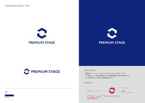 Gold Design (juncopic)さんの高級賃貸住宅専門「 PREMIUM STAGE 」の屋号ロゴへの提案