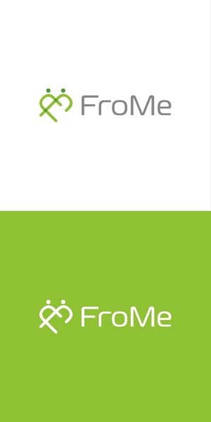 ヘッドディップ (headdip7)さんの同郷や同じ出身学校の友達が作れるアプリ「FroMe」のサービスロゴ作成への提案