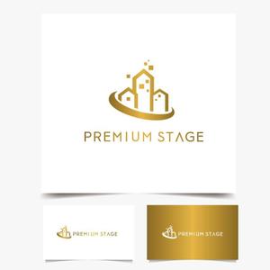 O-tani24 (sorachienakayoshi)さんの高級賃貸住宅専門「 PREMIUM STAGE 」の屋号ロゴへの提案