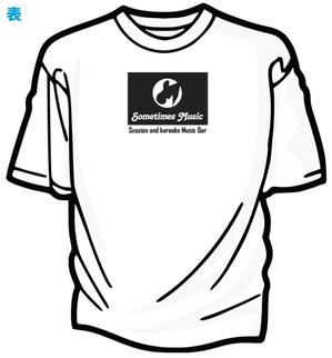 cimadesign (cima-design)さんのミュージックバー「Sometimes Ｍusic」のスタッフTシャツのデザインへの提案