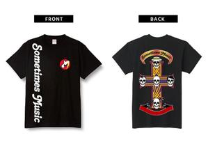 maru_design (nilce16)さんのミュージックバー「Sometimes Ｍusic」のスタッフTシャツのデザインへの提案