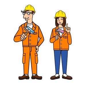 Asaminet (asaminet)さんの塗装会社のキャラクター（若い男女）への提案