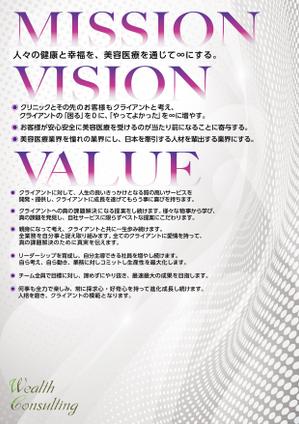 MASUKI-F.D (MASUK3041FD)さんの社内掲示用　ポスター作成（会社ミッション・ビジョン・バリュー）への提案