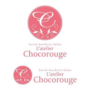 j-design (j-design)さんのエステティックサロン「L’atelier Chocorouge」のロゴへの提案