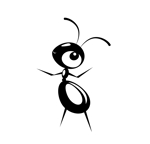 abi_sadaさんのTシャツワンポイント用アリ（蟻）のデフォルメされたキャラクターロゴへの提案