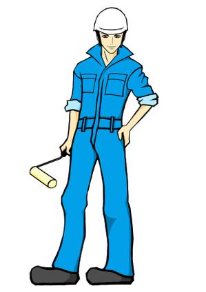 ひじきみかん (miyanoo)さんの塗装会社のキャラクター（若い男女）への提案
