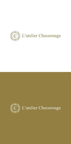 ヘッドディップ (headdip7)さんのエステティックサロン「L’atelier Chocorouge」のロゴへの提案