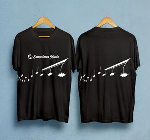 growth (G_miura)さんのミュージックバー「Sometimes Ｍusic」のスタッフTシャツのデザインへの提案