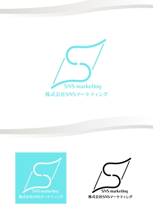 from HY (kimenoji)さんの現役女子大生2人が社長を務める「株式会社SNSマーケティング」のロゴへの提案