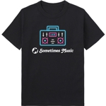 sj-design (mtds)さんのミュージックバー「Sometimes Ｍusic」のスタッフTシャツのデザインへの提案