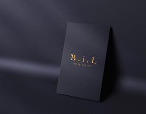 HELLO (tokyodesign)さんの美容室の店舗名【B.i.L】のロゴ依頼への提案