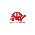 condense (DaisukeOhtsuka)さんのスイミングスクール創業40周年のロゴへの提案