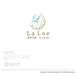 customxxx5656 (customxxx5656)さんのLa Loe（ラ　ロエ） 　新規オープン　美容室　ロゴ 　作成への提案