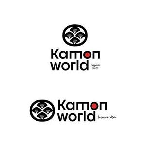 cham (chamda)さんの家紋をモチーフにしたアート作品「Kamon world」のロゴ作成への提案