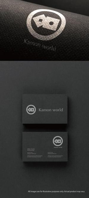 mg_web (mg_web)さんの家紋をモチーフにしたアート作品「Kamon world」のロゴ作成への提案