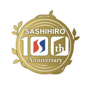 K2008さんの「SASHIHIRO　100th」のロゴ作成への提案