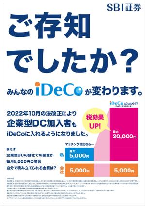 4.14 WORKS (414works)さんのiDeCo登録促進チラシの作成への提案