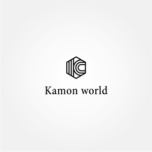 tanaka10 (tanaka10)さんの家紋をモチーフにしたアート作品「Kamon world」のロゴ作成への提案